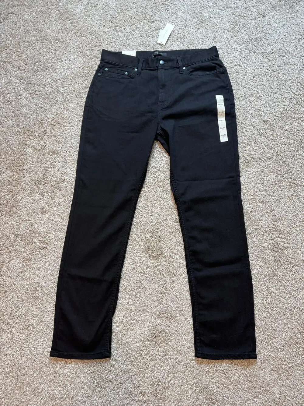 NWT Banana Republic Traveler Slim Black Stretch Jeans Men’s 34x30